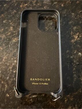 Bandolier Black iPhone 15 Pro Max Protective Case